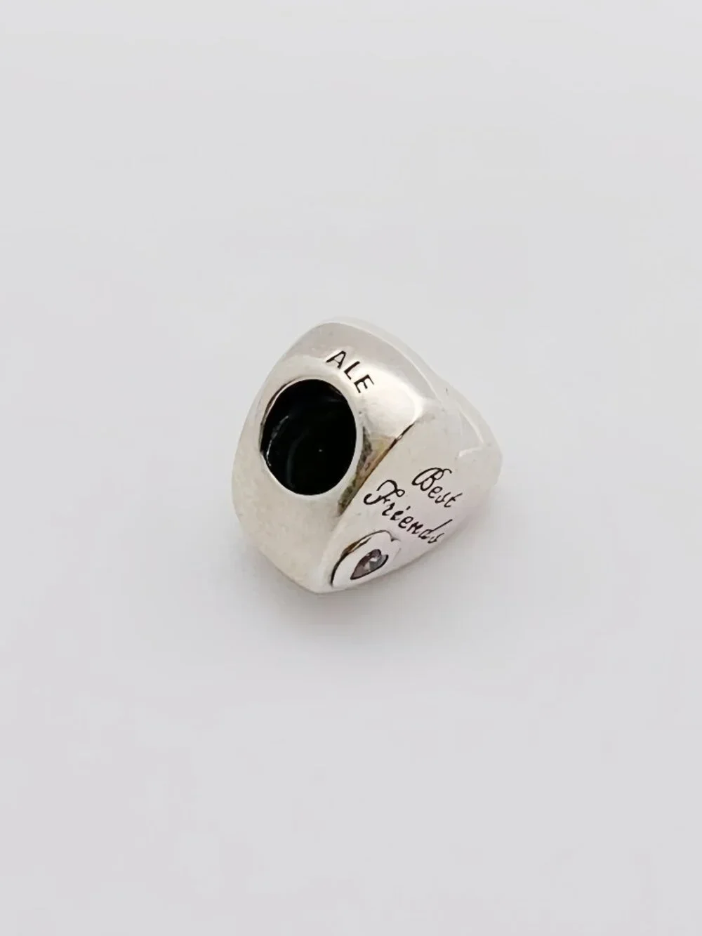 Pandora Polished Best Friends Heart Charm